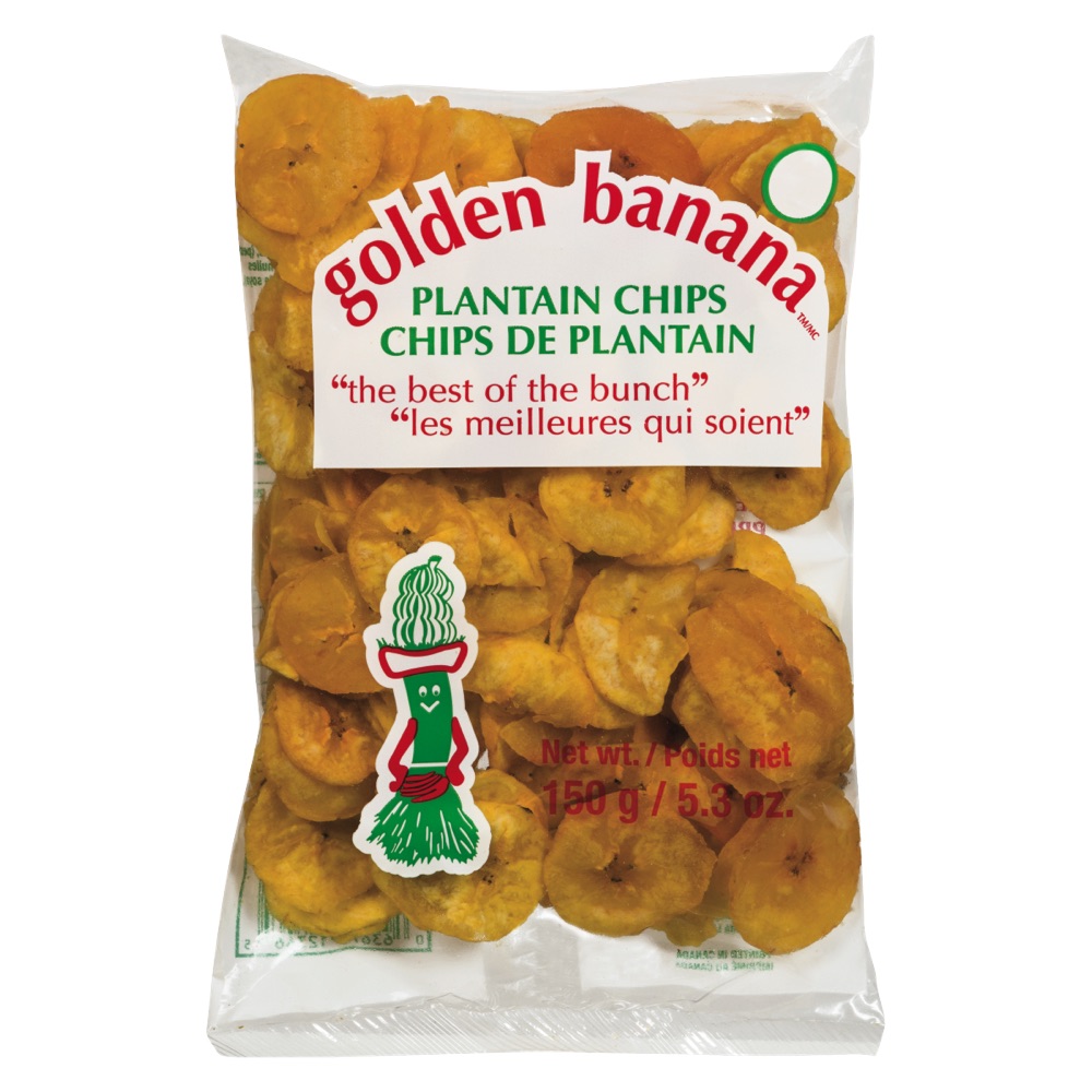Golden Banana Plantain Chips